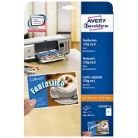 Avery Zweckform C32252-25 briefkaarten wit 148 x 105 mm (100 stuks)