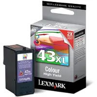 Lexmark 18YX143 inkt cartridge kleur hoge capaciteit nr. 43XL (origineel)