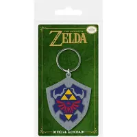 Nintendo Sleutelhanger - The Legend of Zelda: Hylian Shield - rubber - metalen ring