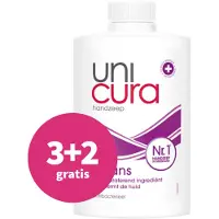 Unicura 3+2 Gratis: Antibacteriële Handzeep Navulling Balance 250 Ml