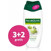 Palmolive 3+2 Gratis: Douchecreme Naturals Olijf & Melk 250 Ml