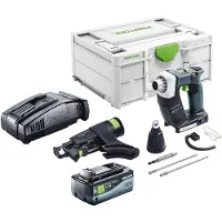 Festool DURADRIVE DWC 18-2500 Basic accuschroevendraaier 18 V 18 Nm borstelloos + 1x accu 8.0 Ah + snellader + systainer