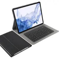 Just in Case Keyboard Cover Qwerty Samsung Galaxy Tab S10+ / S9+ S9 Fe+ - Zwart