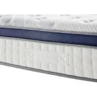 Vente-unique Matras 160 x 200 cm hybride 7-zone pocketvering en traagschuim dikte 25 cm - MALAO van PALACIO L 200 cm x H 25 cm x D 160 cm
