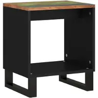 vidaXL Salontafel 40x31x46 cm massief gerecycled hout en bewerkt hout
