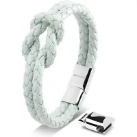 SERASAR Gevlochten Damesarmband [Knot] - Blauw 16cm - Polsbandje voor Tienersieraden