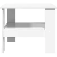 vidaXL Salontafel, wit, 57 x 55 x 45 cm, houtvezel