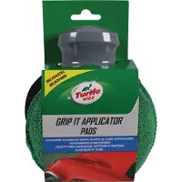 Turtle Wax Poetspad Grip it - Drie verschillende poetspads - Voor kunststof en lederen oppervlakten - Voor polijsten, waxen & schoonmaken - Optimale drukverdeling - Houdt handen schoon - 3 stuks