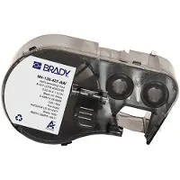 Brady M4-135-427-AW gelamineerde vinyl labels zwart op wit 27,94 mm x 6,35 mm (origineel)