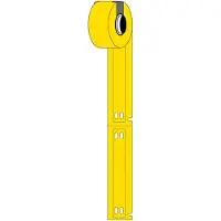 Brady M6-10x75-7598-YL polyurethaan tags geel 10 mm x 75 mm (origineel)
