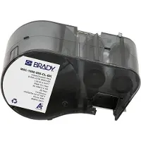 Brady M5C-1500-595-CL-BK tape vinyl zwart op transparant | 38,1 mm x 6,1 m (origineel)