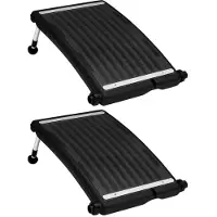 vidaXL Zwembadverwarmingspaneel solar 2 st gebogen 72,5x46 cm