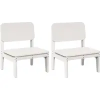 vidaXL Tuinstoelen, 2 stuks, wit, 60x52,5x72 cm, massief grenenhout