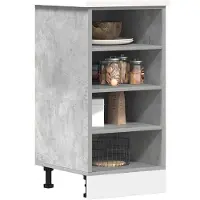 vidaXL Onderkast Riga 40x44,5x81,5 cm bewerkt hout oud houtkleurig