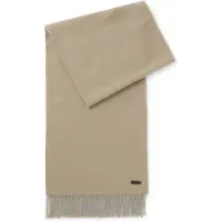 BOSS In Italië vervaardigde sjaal van wol met logopatch