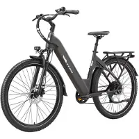 TTGO C5 E-bike - 25 km/u - 27.5inch - 90km actieradius - 250W motor - 48V 13.5Ah accu - 70NM - grijs