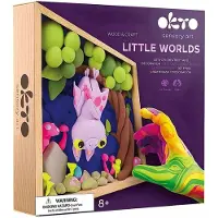 Okto Sensory Art WoodEnCraft - Kleine Wereld - Vleermuis - Luchtdrogende Klei - 21X21Cm - 8 Jaar