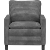 vidaXL Bank Lichtgrijs 76 x 81 x 87,5 cm Polyester