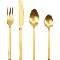Billiet VT Gezellig tafelen- Luxe Bestekset 24-Delig - Goud