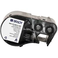Brady M4C-375-595-YL-BK tape vinyl zwart op geel | 9,53 mm x 7,62 m (origineel)