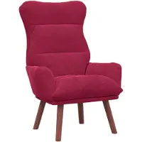 vidaXL Fauteuil Wijnrood 69 x 74 x 93 cm Fluweel
