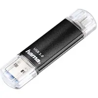 Hama FlashPen Laeta Twin 16GB Black