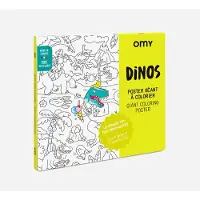 OMY - Dino kleurplaat XXL voor jong en oud