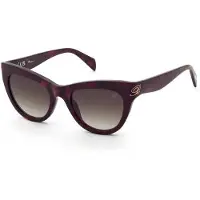 Blumarine Zonnebril - - SBM904 - Bordeaux parelmoer/rood - Acetaat - Vlinder Vorm