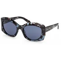 Emilio Pucci Zonnebril - - EP0259 - Vlinder - Acetaat voorkant - 57/21/140 Gekleurd havana