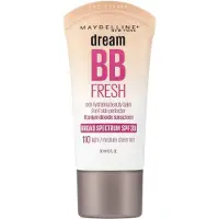 Maybelline Dream Fresh Hydrating BB Cream, 8-in-1 Perfecting Balm met SPF 30, Licht/Medium