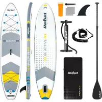 Rebel RBA-4500 SUP-paddleboard met accessoires, 350 cm, 135 kg, wit