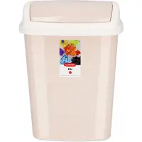 Curver Mölleimer met schuifdeksel DOMINIK 25L beige/wit