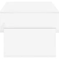 vidaXL Salontafel Wit 105 x 50 x 32,5 cm Bewerkt hout
