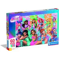 Clementoni - Puzzel - 60 Stukjes - Winx Club - Super Color - Maxi - vanaf 4 jaar