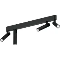 Wever & Ducre LED plafondspot Match 4.0 zwart 2.700 K 4.0, dimbaar, zwart, Woon-/ Eetkamer, Aluminium, Modern, downlight
