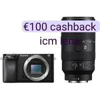 Sony Alpha A6100 systeemcamera Zwart + 70-350mm f/4.5-6.3 G
