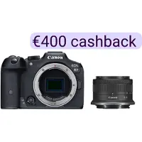Canon EOS R7 systeemcamera Zwart + RF-S 18-45mm f/4.5-6.3 IS STM