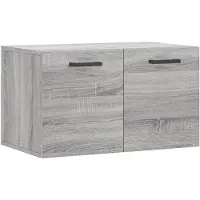 vidaXL Wandkast 60x36,5x35 cm bewerkt hout grijs sonoma eikenkleurig