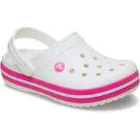 Crocs Sandalen pink / wit