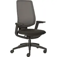 Sedus se:flex - Ergonomische bureaustoel met armleuningen - Netbespanning - Zwart