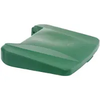 Hendi Deksel voor afvalbak - polypropyleen - hygienische afsluiting - 50,5 x 41,5 cm - bruin