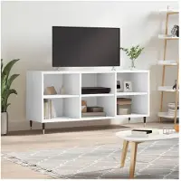 vidaXL Tv-meubel 103,5x30x50 cm bewerkt hout wit