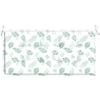 vidaXL Tuinbankkussen 100x50x3 cm oxford stof bladpatroon