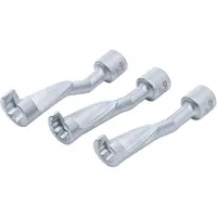Bgs Voertuig gereedschap, Loodsleutelset, open Aandrijving vierkantaandrijving 12,5 mm (1/2") SW 14 - 17 - 19 mm