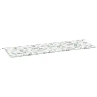 vidaXL Tuinbankkussen 150x50x3 cm oxford stof bladpatroon