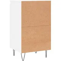 vidaXL Dressoirs 2 st 40x35x70 cm bewerkt hout wit