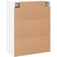 vidaXL Hangkasten 2 st bewerkt hout wit
