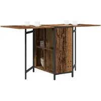 vidaXL Eettafel 144 x 60 x 75 cm Bewerkt hout Oud hout Rechthoekig