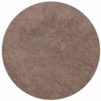 vidaXL Antislip Shaggy Tapijt Bruin 90 x 90 cm PP