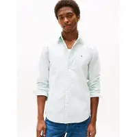 Tommy Hilfiger Regular Fit Overhemd groen, Gestreept